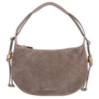 Coccinelle Thess Suede Bim - Schultertasche 29 cm (warm taupe)