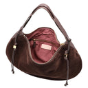Coccinelle Thess Suede Bim - Schultertasche 45 cm (brunette/brunet) - Ansicht 6