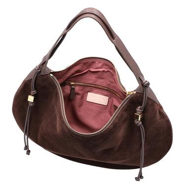 Coccinelle Thess Suede Bim - Schultertasche 45 cm (brunette/brunet) - Ansicht 6