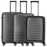 Travelite Air Base - 4-Rollen-Trolley Set 3tlg.  L/M/S Vortasche (anthracite)