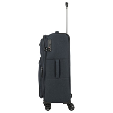 Travelite Kick Off - 4-Rollen-Trolley M 67 cm erw. (d'anthracite) - Ansicht 5