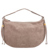 Coccinelle Thess Suede Bim - Bolso de hombro 45 cm (warm taupe)