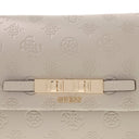 Guess Carmella Crossbody Flap - Umhängetasche 30 cm (bone logo)