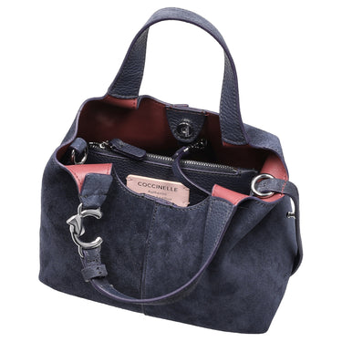 Coccinelle C-Easy Suede - Henkeltasche S 20 cm (midnight blue) - Ansicht 6