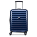 Delsey Paris Shadow 5.0 - 4-Rollen-Kabinentrolley Slim Line USB 55 cm (marineblau)