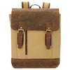 Dermata - Mochila Canvas/Leder Kombination 39 cm (brown)