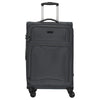 D&N Travel Line 9204 - 4-Rollen-Trolley M 66 cm erw. (grau)