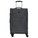 D&N Travel Line 9204 - 4-Rollen-Trolley M 66 cm erw. (grau)