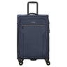 D&N Travel Line 9704 - 4-Rollen-Trolley M 68 cm erw. (dark blue)