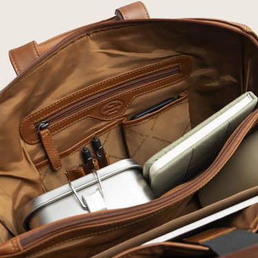 The Chesterfield Brand Levanto - Laptoptasche 14" 40 cm (cognac) - Ansicht 8