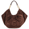 Coccinelle Smash Suede Bim - Bolso de hombro 27 cm (brunette/brunet)