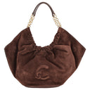 Coccinelle Smash Suede Bim - Schultertasche 27 cm (brunette/brunet)