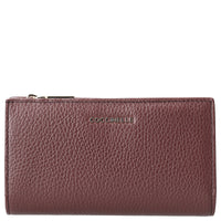 Coccinelle Metallic Soft - Geldbörse 12cc 16 cm (berry)