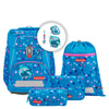 Step by Step Space - Set de mochila escolar 5 piezas (Dolphin Finja)