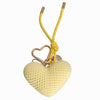 Seidenfelt Crocket Heart Charm - Colgante (butter-yellow)