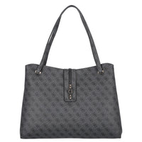 Guess Yvonne Logo Tote - Shopper L 45 cm (coal logo)
