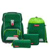 Step by Step Basis - Set de mochila escolar 4 piezas (Green Grafics)