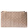 Calvin Klein Emblem AOP Top Zip - Tarjetero 4cc 13 cm (desert taupe aop)