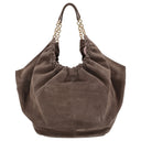 Coccinelle Smash Suede Bim - Schultertasche 35 cm (warm taupe) - Ansicht 4