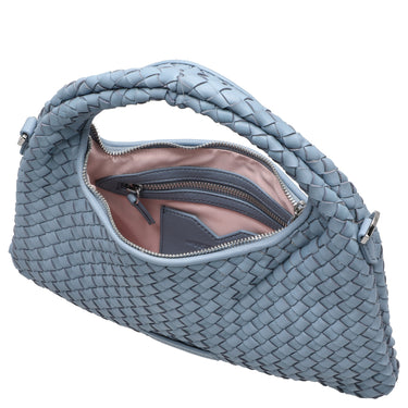 Les Visionnaires Sadie Weave Silky - Henkeltasche 37 cm (celeste) - Ansicht 6