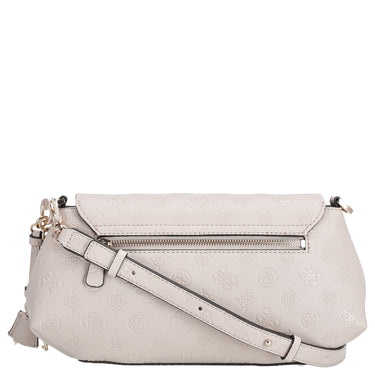 Guess Carmella Crossbody Flap - Umhängetasche 30 cm (bone logo) - Ansicht 4
