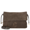 Coccinelle Lidia Suede Bim - Schultertasche 31 cm (fango/fango)