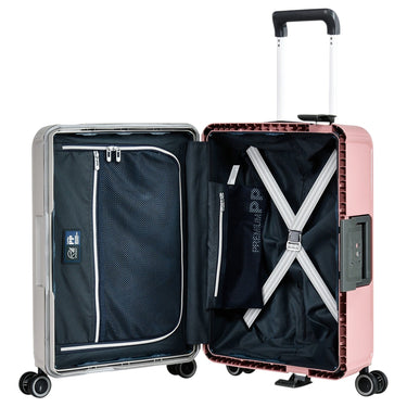 Eminent VERTICA - 4-Rollen-Kabinentrolley 55 cm (grau/rosa) - Ansicht 4