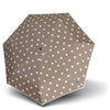 Knirps T.020 Small Manual - Paraguas de bolsillo (dot art taupe)