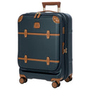 Brics Bellagio - 4-Rollen-Kabinentrolley mit Vortasche 55 cm erw. (blue/tan) - Ansicht 5