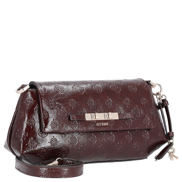 Guess Carmella Crossbody Flap - Umhängetasche (burgundy logo) - Ansicht 5