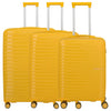 Travelite Pacific - Trolley con 4 ruedas Set 3 piezas (yellow)