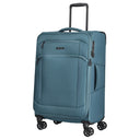 D&N Travel Line 9804 - 4-Rollen-Trolley M 68 cm erw. (petrol) - Ansicht 2