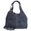 Coccinelle C-Easy Suede - Bolso de mano S 20 cm (midnight blue)