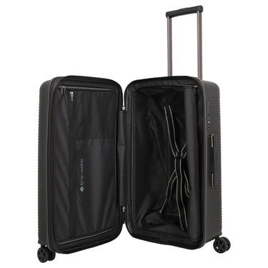 Travelite Roomer Trunk - 4-Rollen-Trolley M 66 cm erw. (black) - Ansicht 7