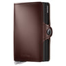 Secrid Dusk Twinwallet - Geldbörse 6cc 10.2 cm RFID (dark brown+)