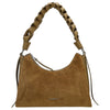Coccinelle Boheme Suede Bimaterial - Bolso de hombro 30 cm (seagras/seagras)