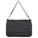 Guess Maxine Quilted Flat Pouch - Schultertasche 24 cm (black)