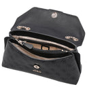 Guess Lindsey XBody Flap - Umhängetasche 27 cm (coal logo) - Ansicht 6