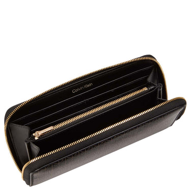 Calvin Klein Emblem AOP Long Zip - Geldbörse 4cc 19 cm (black aop) - Ansicht 2