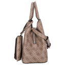 Guess Lorella Logo SM Tote - Henkeltasche 26 cm (latte logo) - Ansicht 3