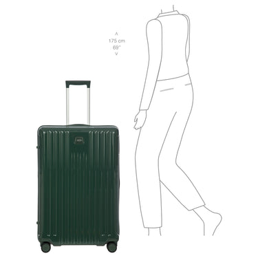 Brics Positano - 4-Rollen-Trolley L 78 cm erw. (emerald green) - Ansicht 9
