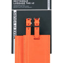 Samsonite Ta Revolution Rectangle Luggage Tag - Kofferanhänger 2tgl. (orange) - Ansicht 3