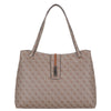 Guess Yvonne Logo Tote - Bolso shopper L 45 cm (latte logo)
