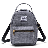 Herschel Nova - Schultertasche 10 cm (raven crosshatch)