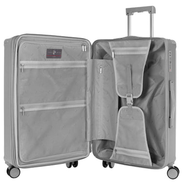 Heys Luxe - 4-Rollen-Trolley M 66 cm erw. (silver) - Ansicht 5
