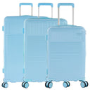 Heys Pastel - 4-Rollen-Trolley Set 3tlg. erw. (blue)