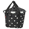 KLICKfix reisenthel Bikebasket 15 - Lenkerkorb 35 cm (black dots)