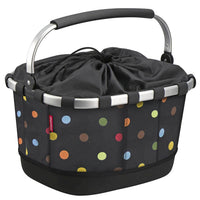 KLICKfix reisenthel Carrybag GT 21 - Gepäckträgerkorb (Racktime) (dots)