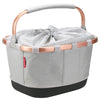 KLICKfix reisenthel Carrybag GT 24 - Cesta portaequipajes (UniKlip 2) (twist sky rose)