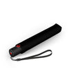 Knirps U.200 Ultra Light Duomatic - Paraguas de bolsillo Regenschirm (black with rose coating)